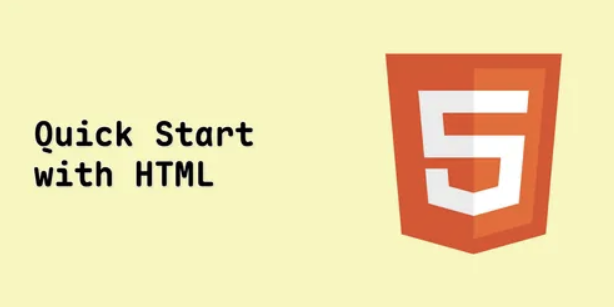 HTML5 logo showing the orange shield with white HTML text